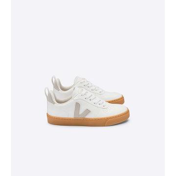 Veja V-10 CWL Kids' Shoes White/Beige | CA 782AHK